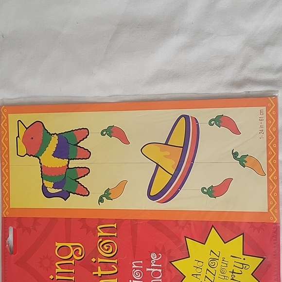 🪅NEW 🪇 Fiesta Mexican Hanging Decoration 2Ft L Piñata 🪅 Sombrero - Picture 5 of 10